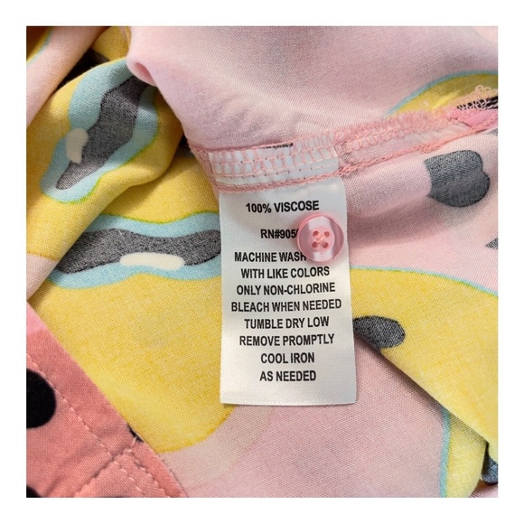 Cornerstore Bodega Pink Stoned Happy Face Mushroom Camp Shirt Mens L New $79.00 - Picture 11 of 12